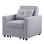 Zoey - Convertible Sleeper Chair With Side Pocket