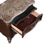 Constantine - Nightstand With Marble Top - Cherry