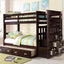 Allentown - Twin / Twin Bunk Bed With Trundle Storage - Espresso