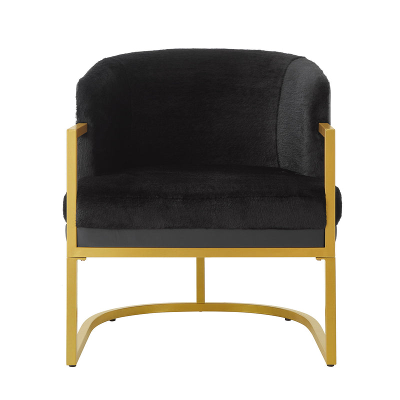 Upholstered Reading Accent Armchair For Living Room