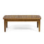 Outdoor Acacia Wood Loveseat Set With Coffee Table