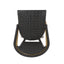 Outdoor Rattan And Aluminum French Barstools (Set of 2)