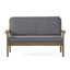 Outdoor Chat Set With Coffee Table And Loveseat