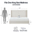 Carmen - King Size Upholstered Wingback Bed - Ivory