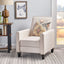 Upholstered Push Back Recliner Chair For Living Room