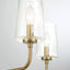 Dazzle - 5 Lights Chandelier With Clear Seeded Satin - Antique Brass / Clear / Gold