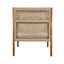 Acacia Wood Patio Furniture Club Chair, Outdoor Wicker Armchair, Deep Seating With Soft Cushions For Porch - Teak / Mix Brown