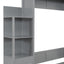Murphy Wall Bed With LED Lights, Shelves And Drawers