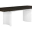 Carene - Dining Table (With Leaf) - Brown / White