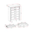 Lorenzo - Chest With Hidden Jewelry Compartment And Bar Handle - Silver