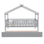 Creativity House Bed With Twin Size Trundle