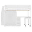 Loft Bed With Stairs, Bookshelf, Drawers, Desk & Wardrobe, Space Saving Multifunctional Furniture