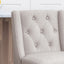 Vienna - Contemporary Fabric Tufted & Wingback Counter Stools (Set of 2)