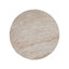Stylish Outdoor / Indoor Lightweight Concrete Side Table With Travertine - Beige