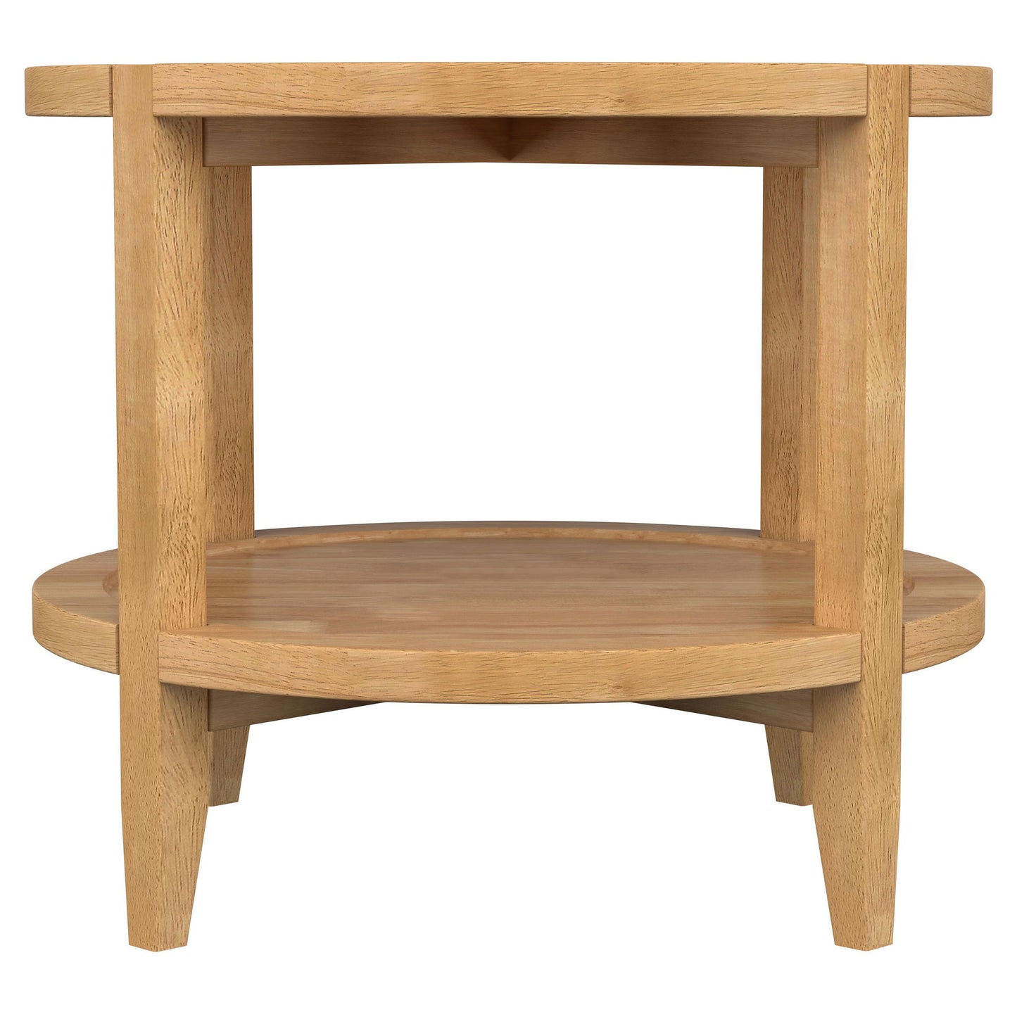 Isbell - Round Table With Storage Shelf