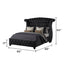 Sophia - Crystal Tufted Upholstered Bed