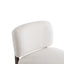 Modern Boucle Lounge Chair With Solid Wood Fram