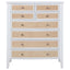 Talia - 8 Drawer Chest - White