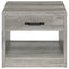 Nuberg - 2 Piece And End Table Set With Storage Drawers - Gray