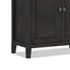 Amherst - 2 Door Storage Cabinet & Adjustable Shelving - Brown
