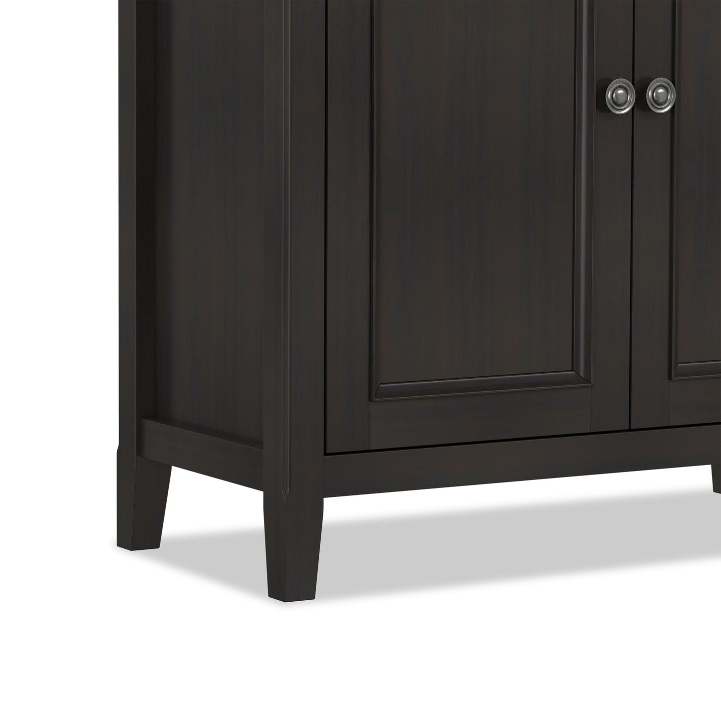 Amherst - 2 Door Storage Cabinet & Adjustable Shelving - Brown