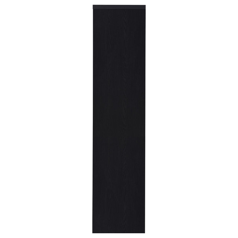Sloat - 3 Shelf Media Tower With Cabinet Storage - Black