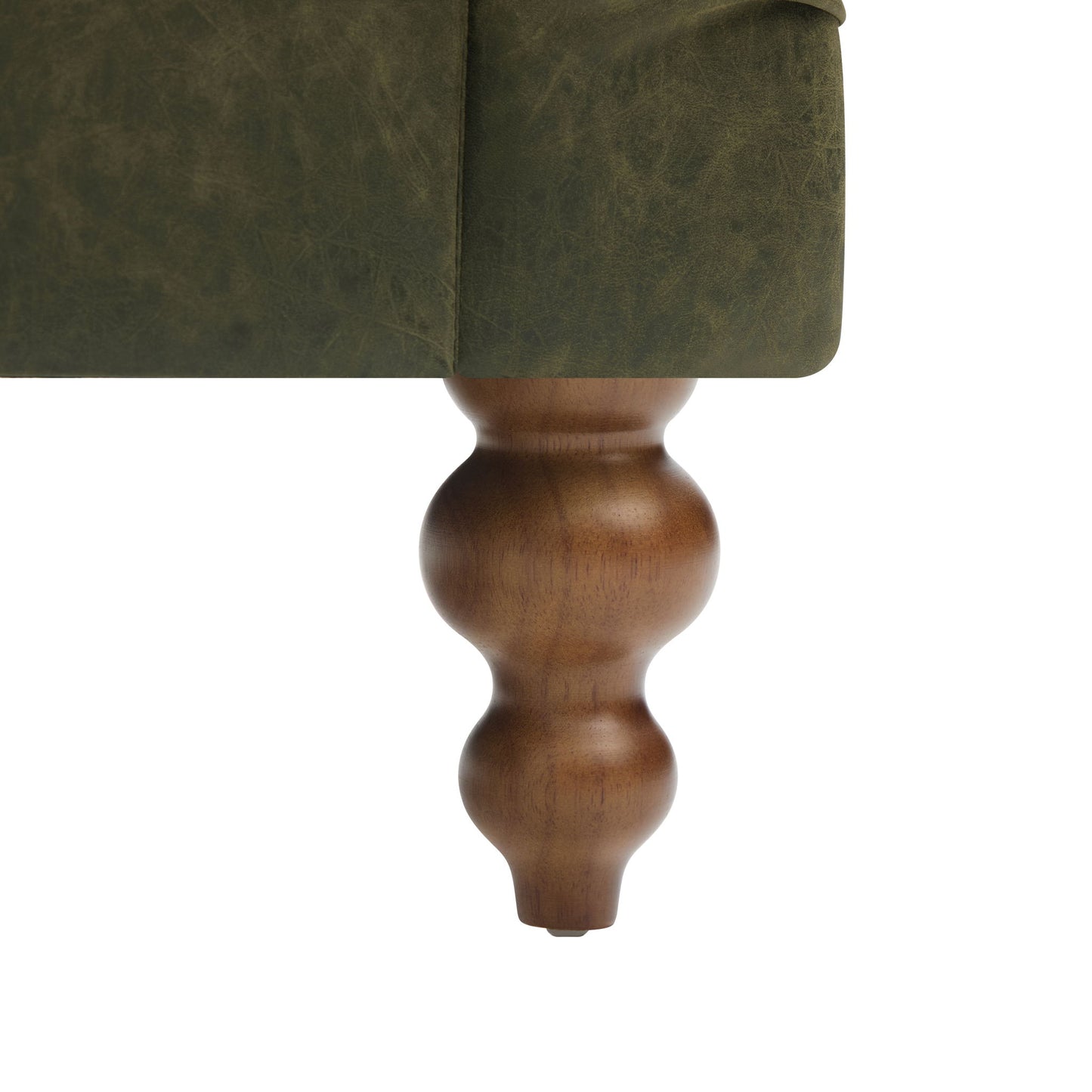 Chesterfield Sofa With Flared Arms For Living Room