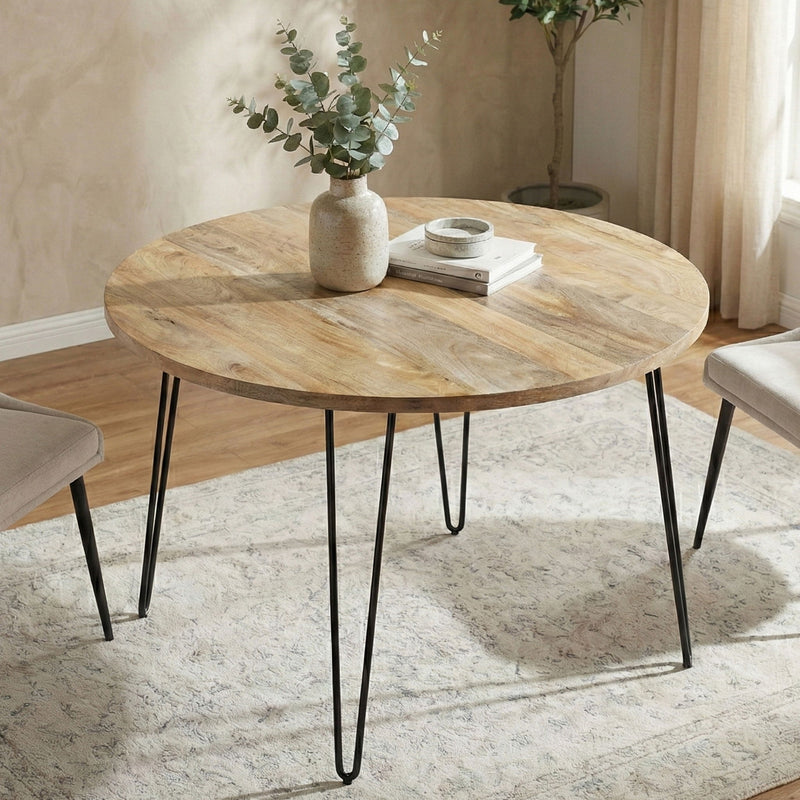 Hunter - Round Dining Table - Natural