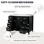 Bathroom Vanity With Sink, 2 Doors 8 Drawers, Soft Close System, Classic Design