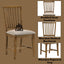 Wallace II - 5 Pieces Dining Room Set - Oak