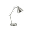 Lighting, Table Lamp, USB Port Included, Nickel Metal, Nickel Shade, Modern - Silver
