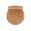 Penny - Round Arched Fully Upholstered Counter Stool (Set of 2) - Orange