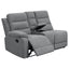 Aaron - 3 Piece Upholstered Sectional - Smoke