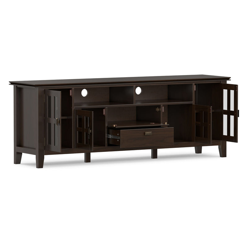 Artisan - TV Media Stand - Tobacco Brown