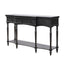 Retro Console Table With 3 Soft Close Drawers