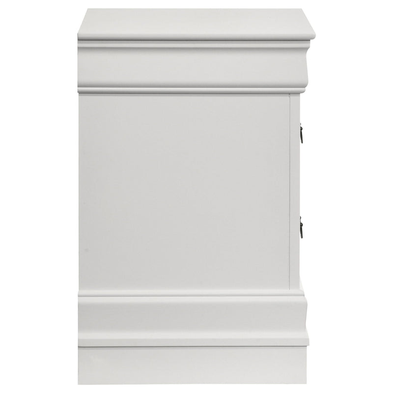 2 Drawer Nightstand - White