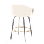 Claire - Contemporary / Glam Counter Stool (Set of 2)