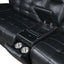 Hayden - Dual Power Reclining Sectional Sofa - Black