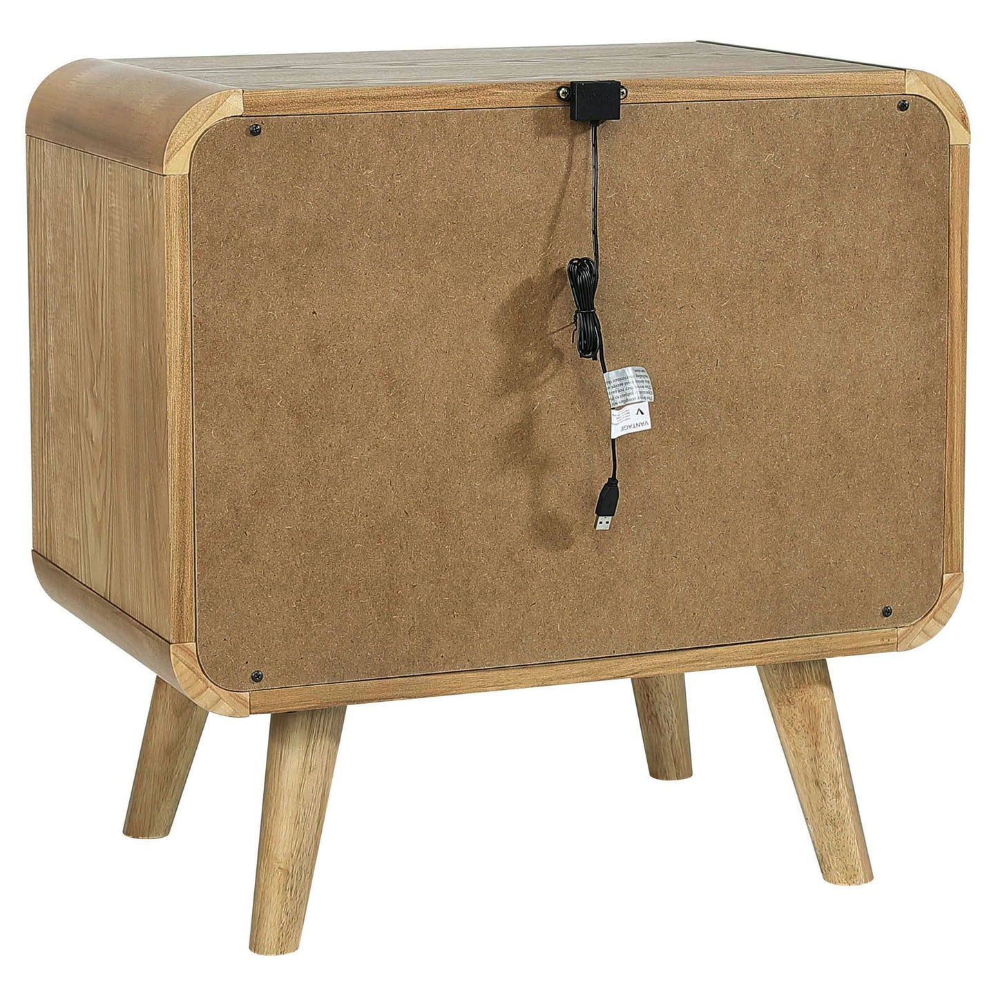 Winston - 2 Drawer Nightstand - Ash Brown