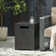 Modern Tank Holder Side Table With Powder Coated Frame