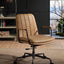 Eclarn - Top Grain Leather Office Chair - Brown