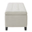 Upholstered Storage Ottoman Bench