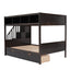Bunk Bed With Shelfs, Storage Staircase And 2 Drawers