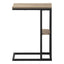 Accent Table, C - Shaped, Marble Look Contemporary & Modern Convenient Design