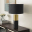 Lighting, Table Lamp, Concrete, Contemporary - Black / Gold
