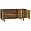 Madrid - 3 Door Accent Cabinet Doors - Natural / Black