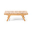 Outdoor Acacia Wood Coffee Table With Open Slat Design
