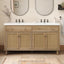 Bathroom Vanity With Double Sink, Large Storage Space