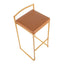 Fuji - Contemporary / Glam & Quality Construction Barstool