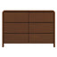 Lionel - 6 Drawer Dresser - Brown